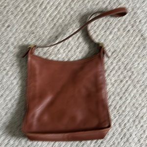 Coach purse - Brown leather.